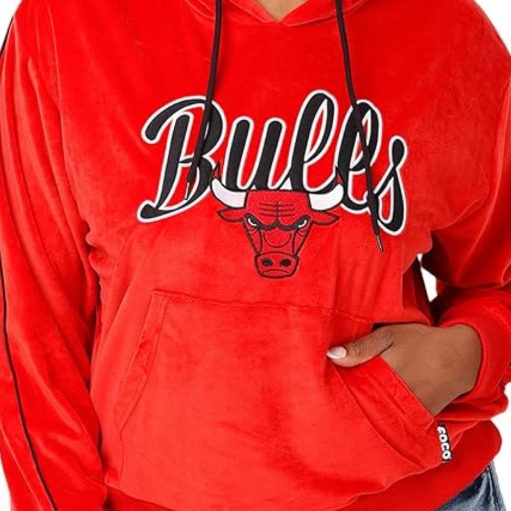 NBA Red Chicago  Bulls Women's Hoodie